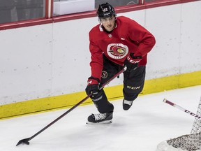 Senators centre Shane Pinto has been sidelined since dislocating his right shoulder during a game on Oct. 21. Whether he will require surgery remained uncertain as of Saturday, head coach D.J. Smith said.