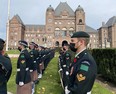 The Honour Guard at Queen’s Park for the Remembrance Day ceremony on Nov. 11, 2021.