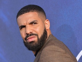 Executive Producer US rapper Drake attends the Los Angeles premiere of the new HBO series "Euphoria" at the Cinerama Dome Theatre in Hollywood on June 4, 2019.
