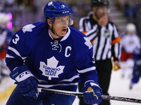 Dion Phaneuf says the infamous Salute-gate incident is his biggest regret during his tenure as Maple Leafs captain. Phaneuf has officially retired and will be honoured by the Leafs on Tuesday. DAVE ABEL/SUN FILES
