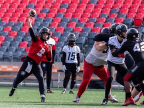 Quarterback Tom Flacco, who signed with the Redblacks a bit more than two weeks ago, is hoping to find a home playing in the CFL.