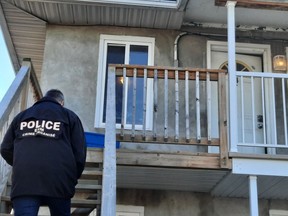 SQ conducting raids for in Gatineau Wednesday.
