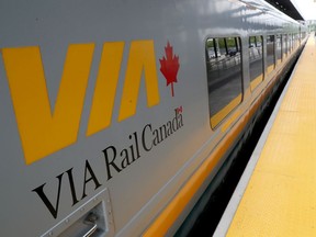 Via Rail train station in Ottawa.