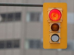 City of Ottawa staff said sensors weren't able to differentiate between a bicycle and any other kind of vehicle and ditching red revert would mean a "significant impact to the operation" of approximately 80 per cent of traffic-signalled intersections.