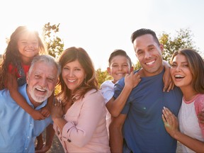 A grandpa doesn't like to be called "grandpa" all the time by his daughter-in-law.