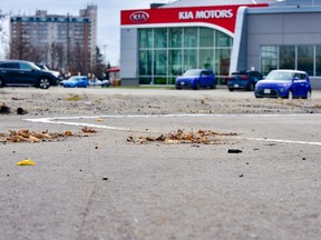 A new car dealership in Mississauga, Ont. on Saturday, Nov. 27 2021