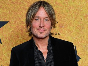 Keith Urban attends the Australian premiere of Hamilton at Lyric Theatre, Star City on March 27, 2021 in Sydney.