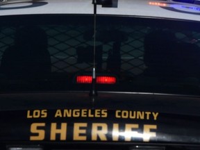 Los Angeles County Sheriff's vehicle.