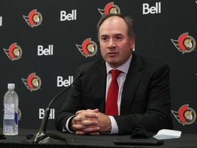 Ottawa Senators General Manager Pierre Dorion.