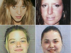 Clockwise from upper left, Kim Raffo, Barbara Breidor, Molly Dilts and Tracy Ann Roberts. The four women were victims of a suspected serial killer who targeted Atlantic City prostitutes.