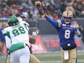 Blue Bombers quarterback Zach Collaros was named the CFL's most outstanding player for 2021 after leading the league's top offence.