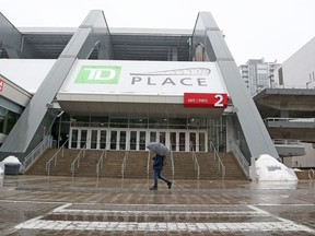 TD Place in Ottawa, March 10, 2020.