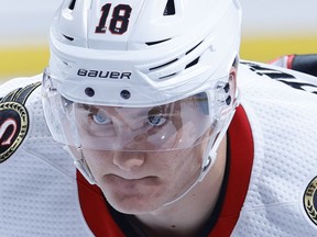 COVID-19 protocol kept Tim Stuetzle out of the Senators lineup for Thursday's game against the Flames in Calgary, but he enjoyed watching as his teammates rolled to a 4-1 victory.