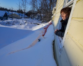 Pipes in Wendy Richards' home froze last week and she was without water service for 8 days until it was restored on Tuesday.