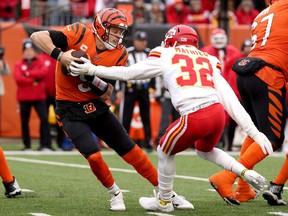 Assuming Chiefs safety Tyrann Mathieu has recovered from the concussion symptoms that knocked him out of last Sunday's divisional win over Buffalo, he'll be a key to defusing Bengals red-hot QB Joe Burrow in the AFC final.