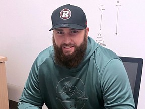 Jacob Ruby, offensive lineman signed by the Ottawa Redblacks Monday, 10 January, 2022.