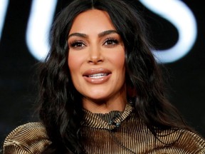 Television personality Kim Kardashian.