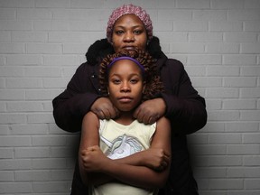 Anna Omokhaye and her 10-year-old daughter Titi. Anna is facing deportation to Nigeria, where she fears Titi may be married off or face genital mutilation.