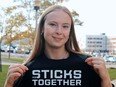 Sarah Thompson, now a sports management student at Syracuse University, founded Sticks Together to bring street hockey to children in low-income communities, and she's planning to take the initiative to Argentina later this year. "The whole idea of the project was to bring something different. In a lot of underprivileged communities, children only have access to a soccer ball."
