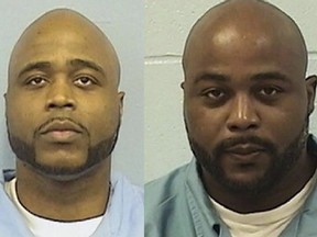 Kevin Dugar (left) spent nearly 20 years in prison until twin brother Karl Smith confessed to crime.