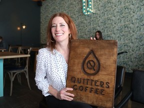 Kathleen Edwards has sold her Quitters coffee shop to Equator Coffee.