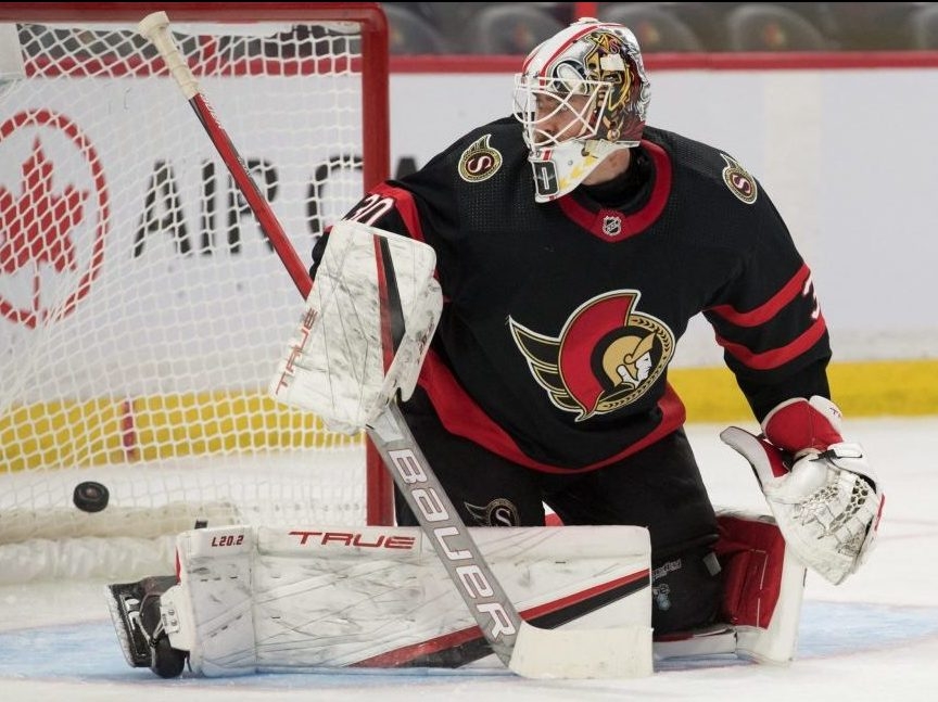 Matt Murray in a Sens jersey 