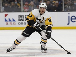 Sidney Crosby has a chance to join the 500 goal club in Thursday's game against the Senators.