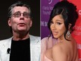 Author Stephen King and rapper Cardi B reacted to Russia's invasion of Ukraine.