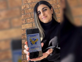 Bita Azad is a second-year med student at uOttawa who has started a fundraising campaign, through the Red Cross, to help Ukraine residents. Friday, Mar. 4, 2022.
