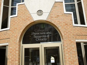 College of Physicians and Surgeons of Ontario.