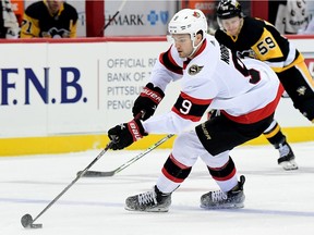 Josh Norris has missed 16 games, but still leads the Ottawa Senators with 18 goals.