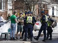 The Ottawa Police Service increased their presence in the Sandy Hill neighbourhood for St. Patrick's Day festivities. Thursday, Mar. 17, 2022.
