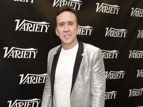 Nicolas Cage, from the film "The Unbearable Weight of Massive Talent", poses at the Variety Studio at SXSW 2022 at JW Marriott Austin in Austin, Texas, March 12, 2022.
