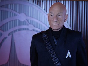 Sir Patrick Stewart as Picard of the Paramount+ original series Star Trek: Picard airing on Crave and CTV Sci-Fi.