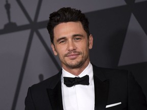 Actor James Franco attends the 2017 Governors Awards, in Hollywood, California, Nov. 11, 2017.