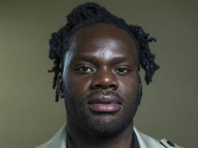 Former star linebacker Solomon Elimimian, seen here in a 2016 file photo, is president of the CFL Players Association.