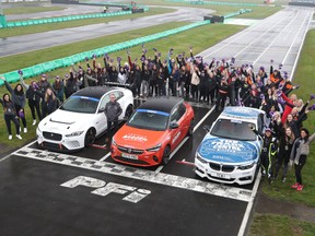 Erika Hoffmann joined 74 other competitors at the Formula Woman motorsports trials in England earlier this month.