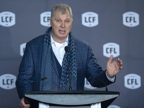 Randy Ambrosie is the commissioner of the Canadian Football League.
