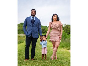 Lorenzo Mauldin IV says he cherishes the time he gets with his soon-to-be-wife Erika and their three-year-old daughter, Serenity.