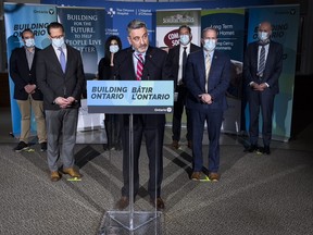 Paul Calandra, Minister of Long-Term Care, announces increased funding at the Civic Campus of The Ottawa Hospital. Thursday, Apr. 21, 2022