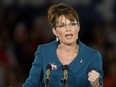 Republican U.S. vice-presidential candidate Alaska Gov. Sarah Palin speaks during a rally at the North Carolina Fairgrounds on Nov. 1, 2008 in Raleigh, N.C.