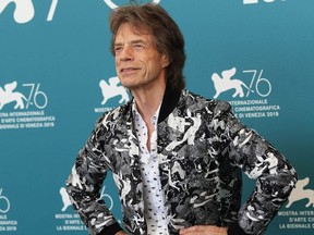 Mick Jagger is seen at the Venice Film Festival in 2019.