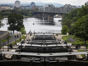 Parks Canada is warning of high, turbulent waters along the Rideau Canal system.