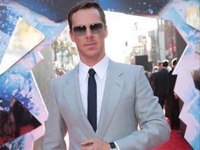 Benedict Cumberbatch attends the Doctor Strange in the Multiverse of Madness World Premiere at the Dolby Theatre in Los Angeles on Monday, May 2, 2022.