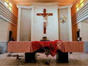 A view of St. Francis Catholic Church where worshippers were attacked by gunmen during Sunday mass, is pictured in Owo, Ondo, Nigeria June 6, 2022.