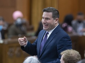 File photo: Minister of Public Safety Marco Mendicino rises during Question Period in Ottawa.