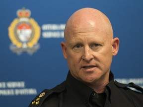 FILE PHOTO: Interim Chief Steve Bell of the Ottawa Police Service.