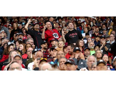 There was a party atmosphere around TD Place stadium on Friday night for the Redblacks' home opener.
