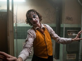 Joaquin Phoenix in a scene from Joker.