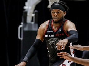 Ottawa BlackJacks' forward Tyrell Green topped the BlackJacks scorecard with 22 points, in their game against the Rattlers. File photo: ERROL MCGIHON/Postmedia